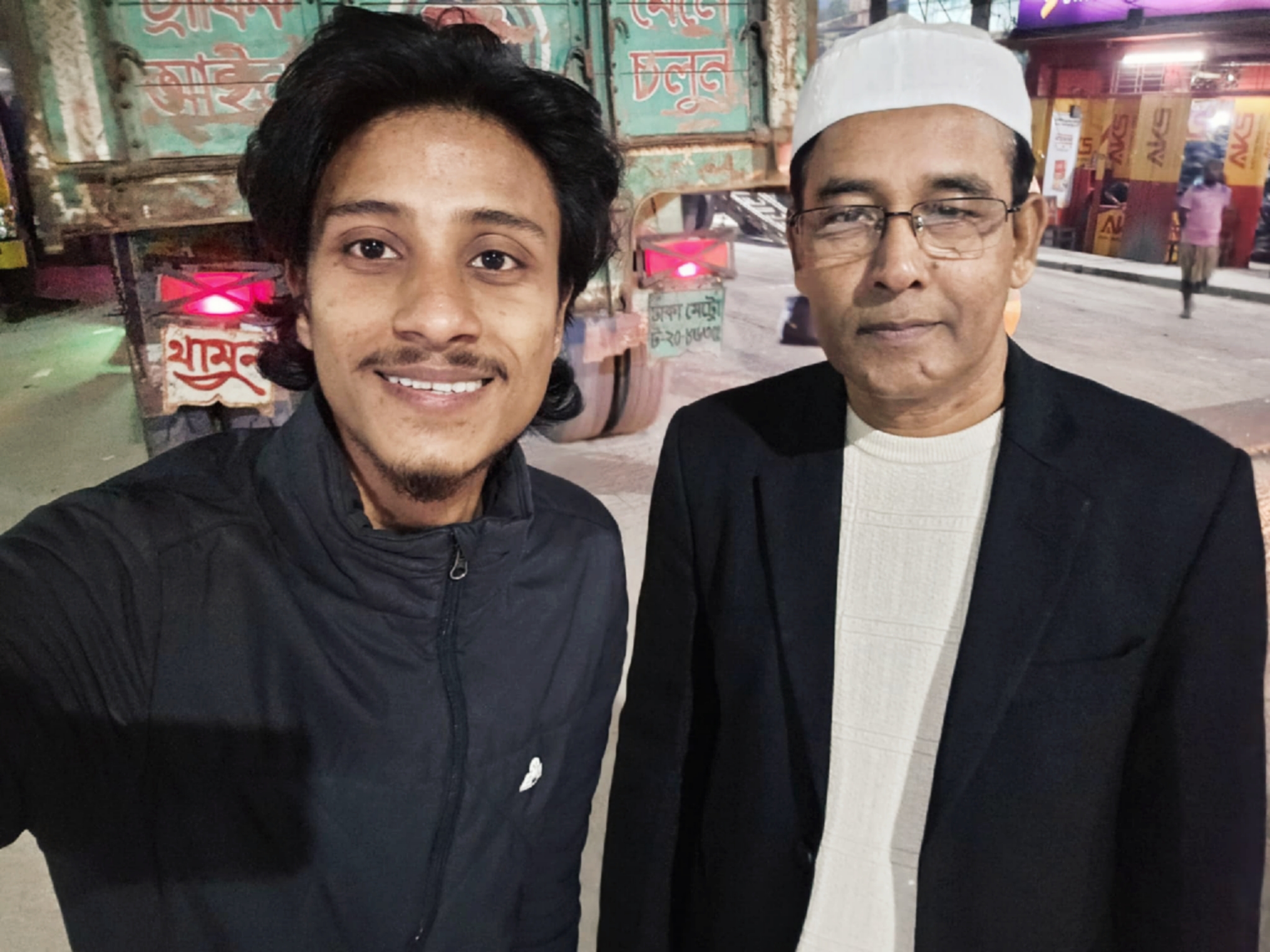 A memory with a great man — selfie in Mymensingh